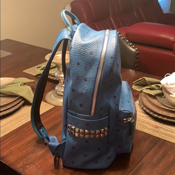 Mcm turquoise backpack - Picture 2 of 9